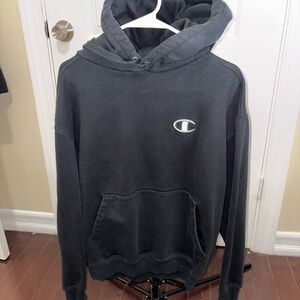 Champion Men's Dark Gray Hoodie